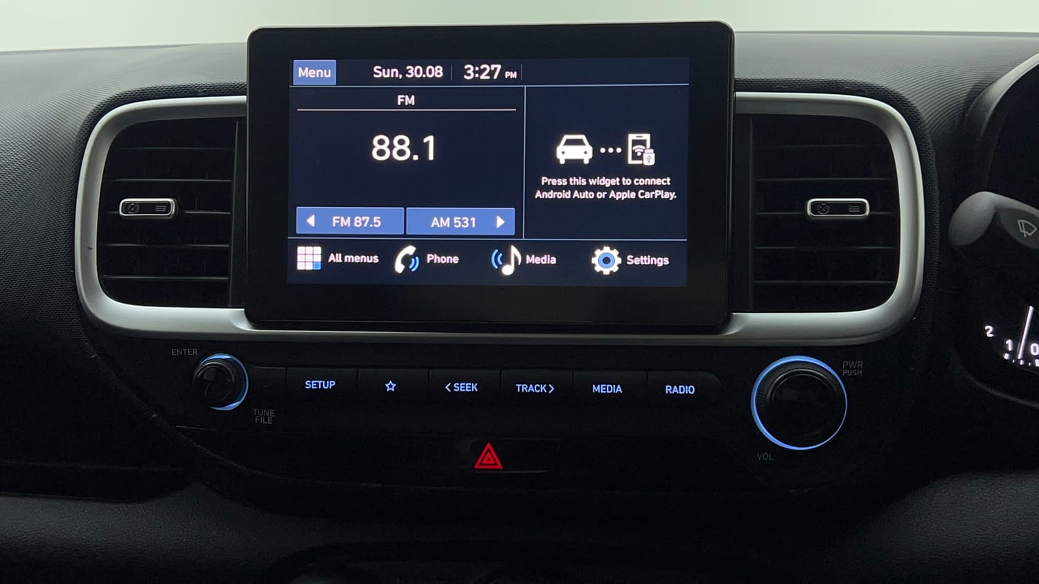Used 2022 Hyundai Venue S Plus 1.2 Petrol Petrol Manual top_features Integrated (in-dash) music system