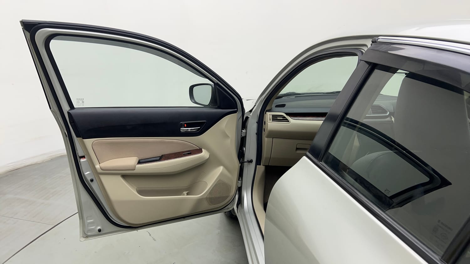 Used 2018 Maruti Suzuki Dzire VXi AMT Petrol Automatic interior LEFT FRONT DOOR OPEN VIEW