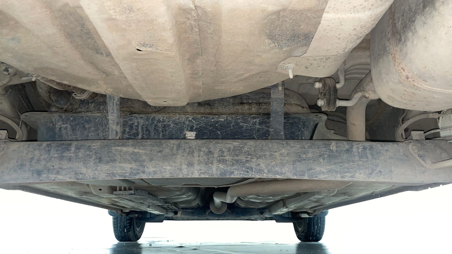 Used 2020 Hyundai Grand i10 Nios Sportz 1.2 Kappa VTVT Petrol Manual extra REAR UNDERBODY VIEW (TAKEN FROM REAR)
