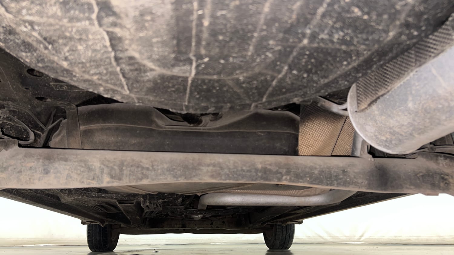 Used 2016 Ford Figo Titanium Plus 1.5 TDCi Diesel Manual extra REAR UNDERBODY VIEW (TAKEN FROM REAR)