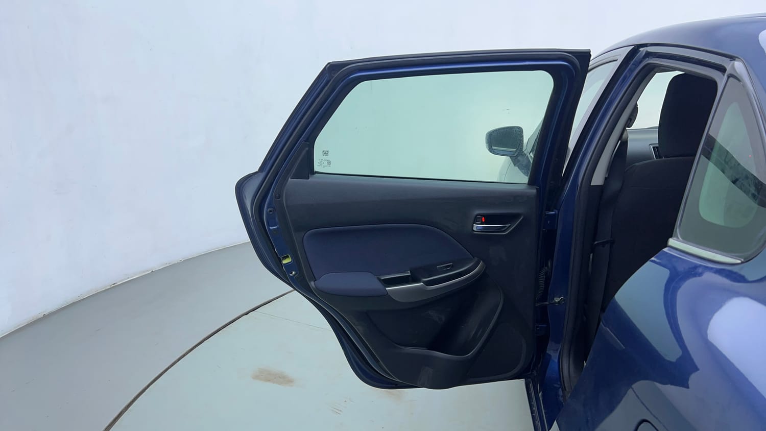 Used 2021 Maruti Suzuki Baleno Alpha Petrol Manual interior LEFT REAR DOOR OPEN VIEW