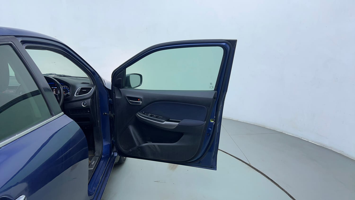 Used 2021 Maruti Suzuki Baleno Alpha Petrol Manual interior RIGHT FRONT DOOR OPEN VIEW