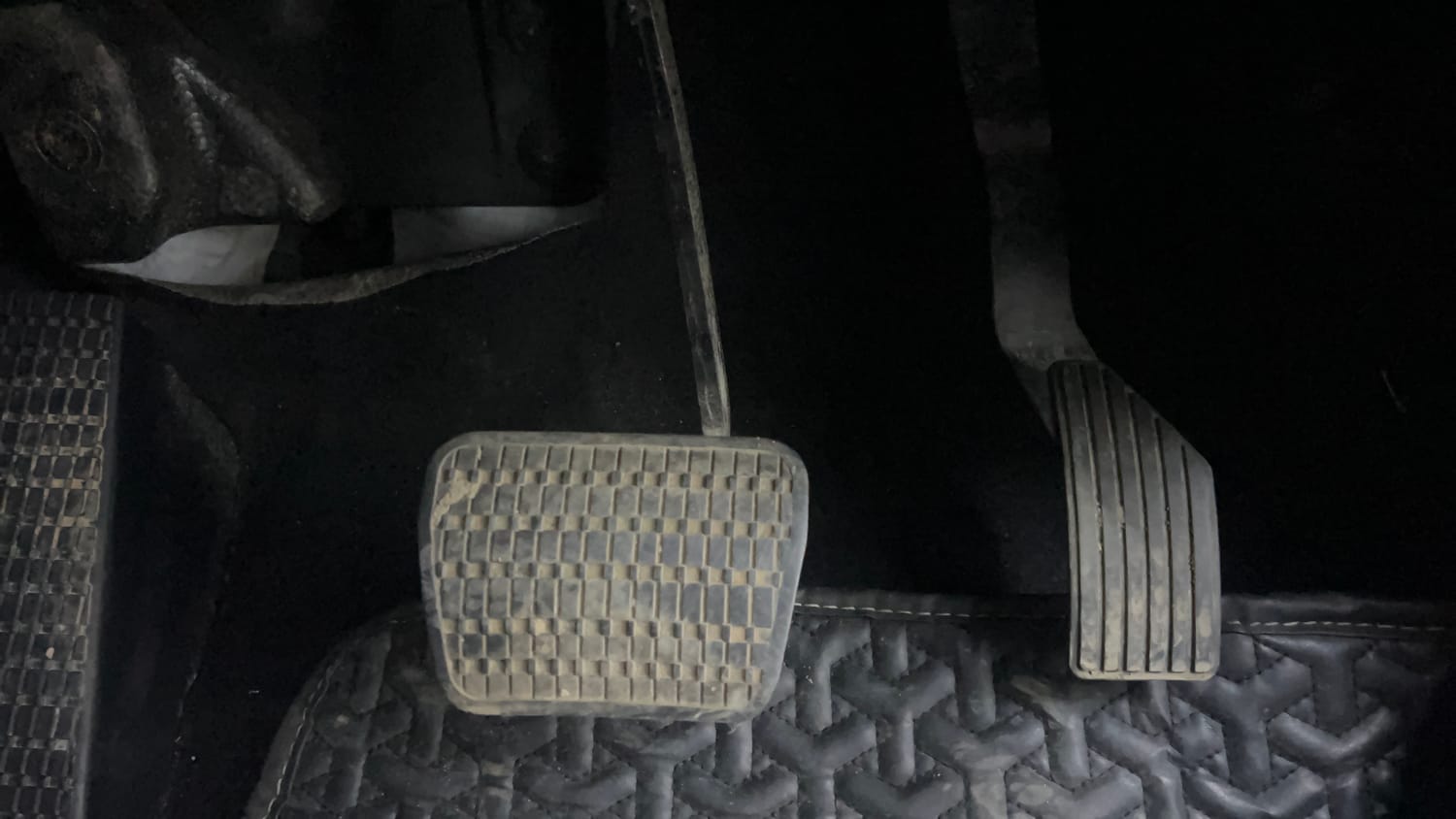 Used 2024 Tata Punch Creative Dual Tone AMT Petrol Automatic interior PEDALS VIEW