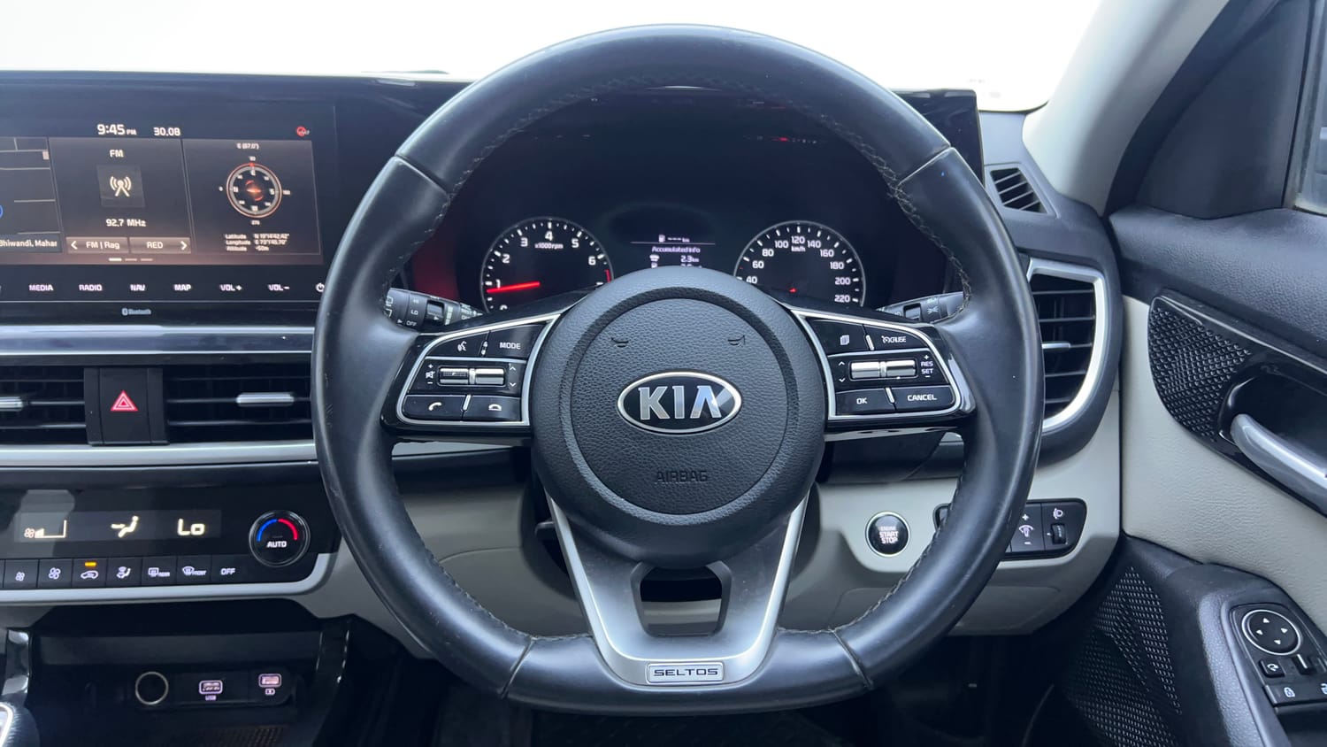 Used 2020 Kia Seltos HTX 1.5 Petrol Manual interior STEERING VIEW