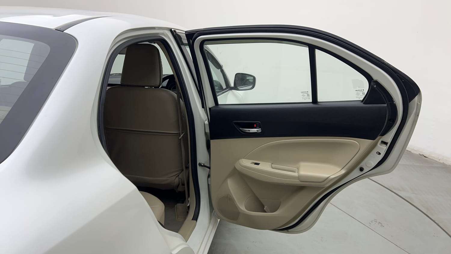 Used 2018 Maruti Suzuki Dzire ZXi AMT Petrol Automatic interior RIGHT REAR DOOR OPEN VIEW