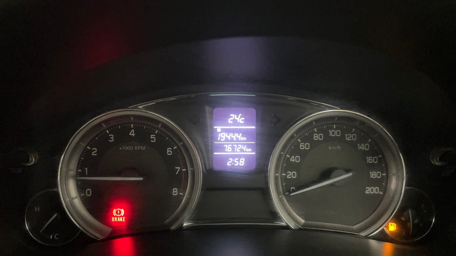 Used 2015 Maruti Suzuki Ciaz ZXi Petrol Manual interior CLUSTERMETER VIEW