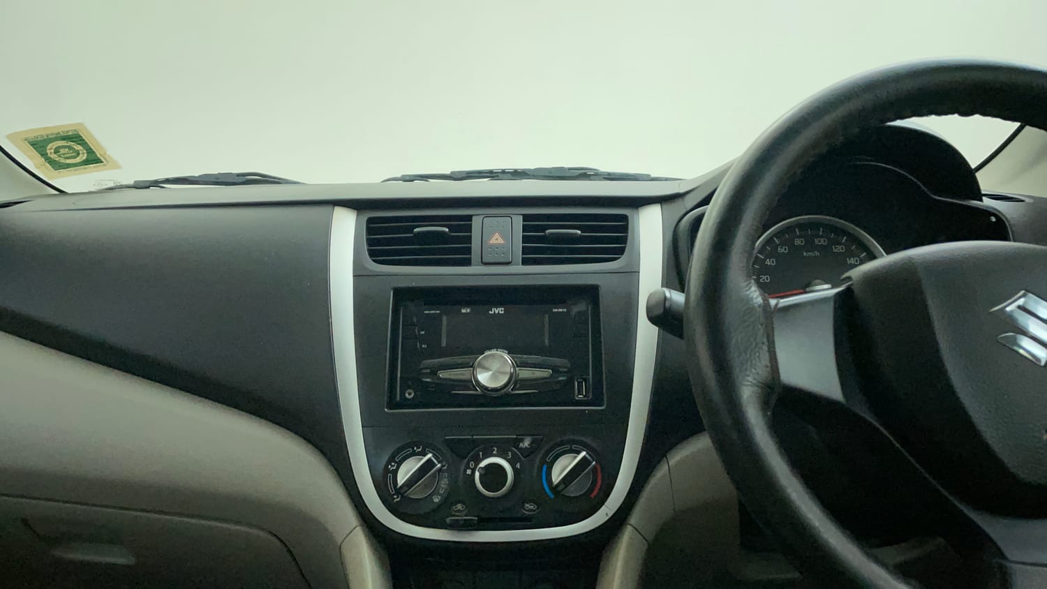 Used 2014 Maruti Suzuki Celerio VXi AMT Petrol Automatic interior MUSIC SYSTEM & AC CONTROL VIEW