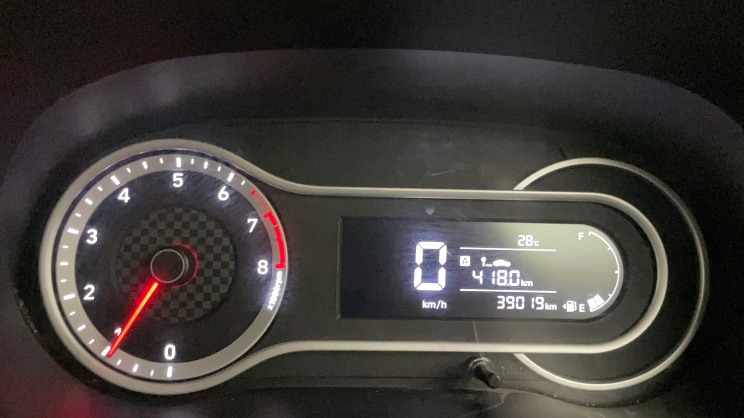 Used 2020 Hyundai Grand i10 Nios Sportz 1.2 Kappa VTVT Petrol Manual interior CLUSTERMETER VIEW