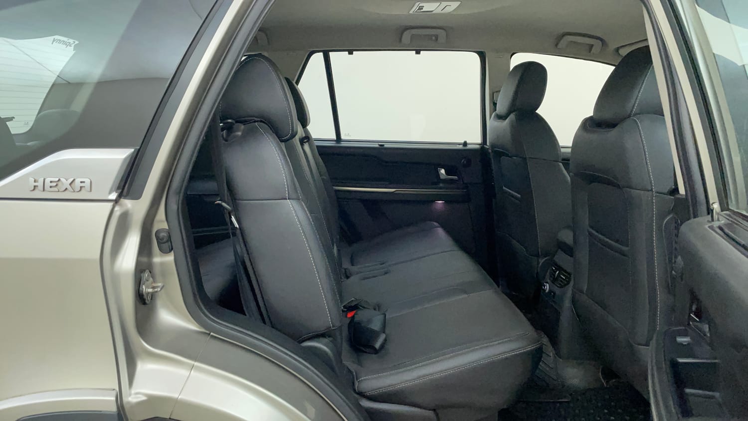 Used 2017 Tata Hexa XT 4x2 7 STR Diesel Manual interior RIGHT SIDE REAR DOOR CABIN VIEW