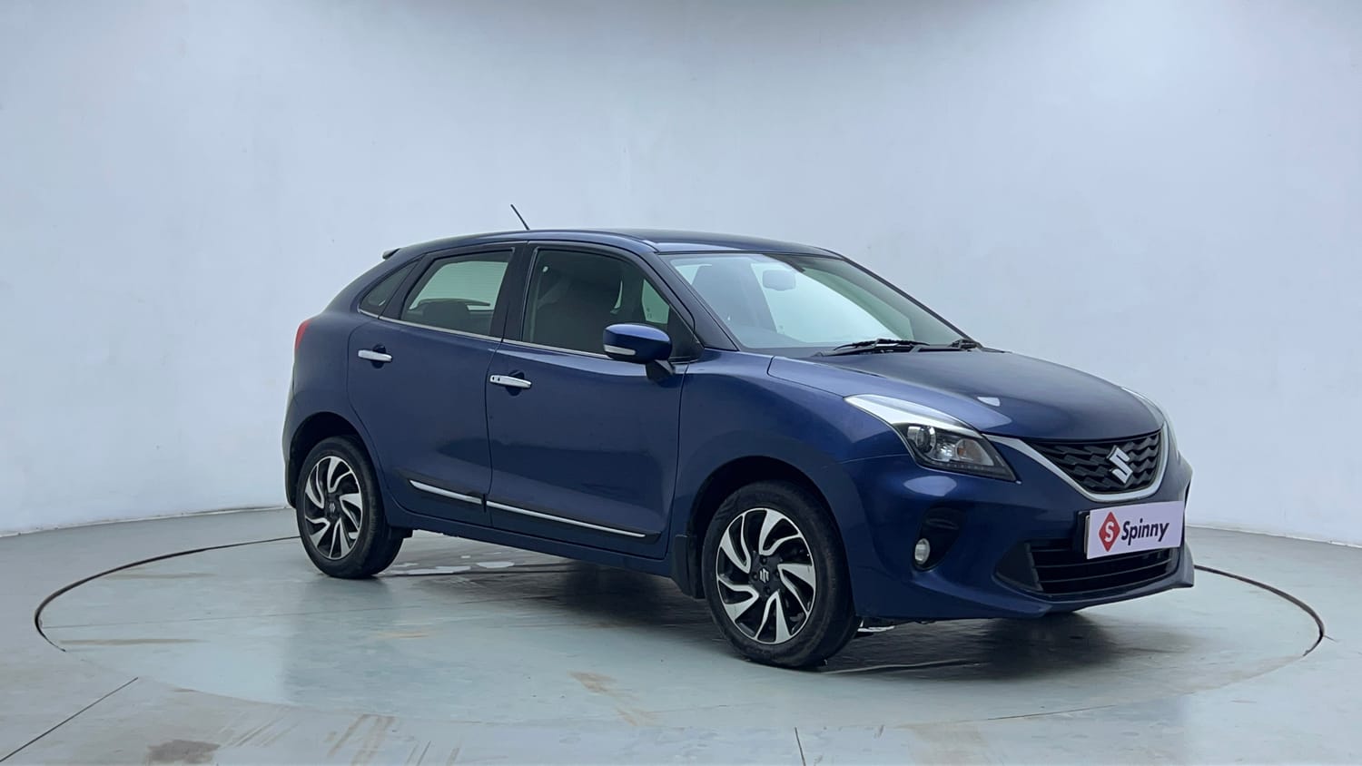 Used 2021 Maruti Suzuki Baleno Alpha Petrol Manual exterior RIGHT FRONT CORNER VIEW
