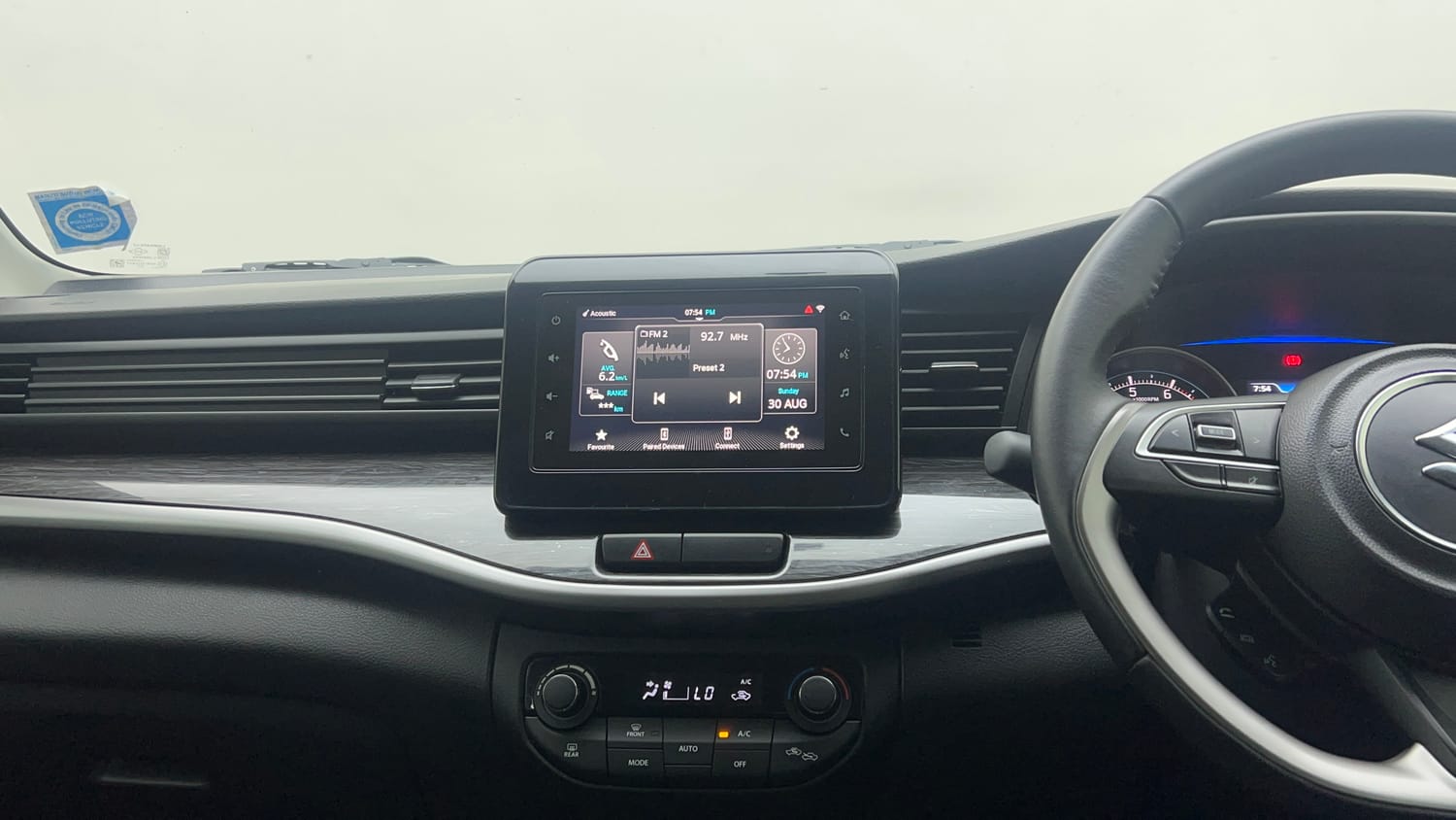 Used 2022 Maruti Suzuki XL6 Alpha Plus AT Petrol Petrol Automatic interior MUSIC SYSTEM & AC CONTROL VIEW