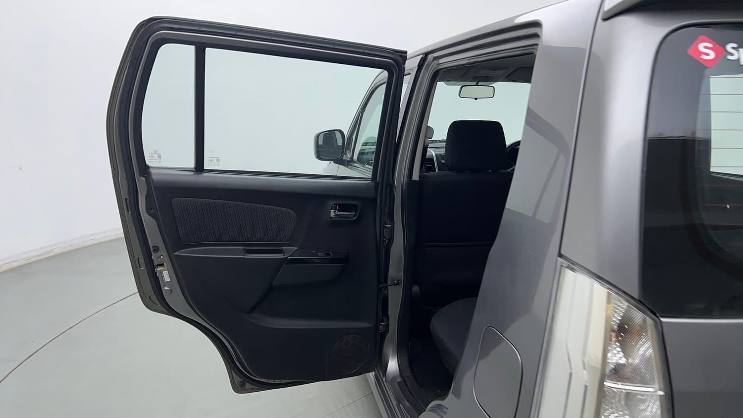 Used 2013 Maruti Suzuki Wagon R Stingray VXi Petrol Manual interior LEFT REAR DOOR OPEN VIEW