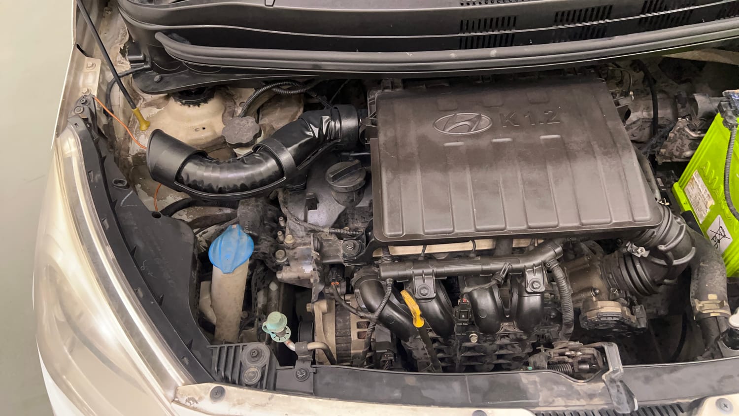 Used 2017 Hyundai Grand i10 Asta 1.2 Kappa VTVT Petrol Manual engine ENGINE RIGHT SIDE VIEW