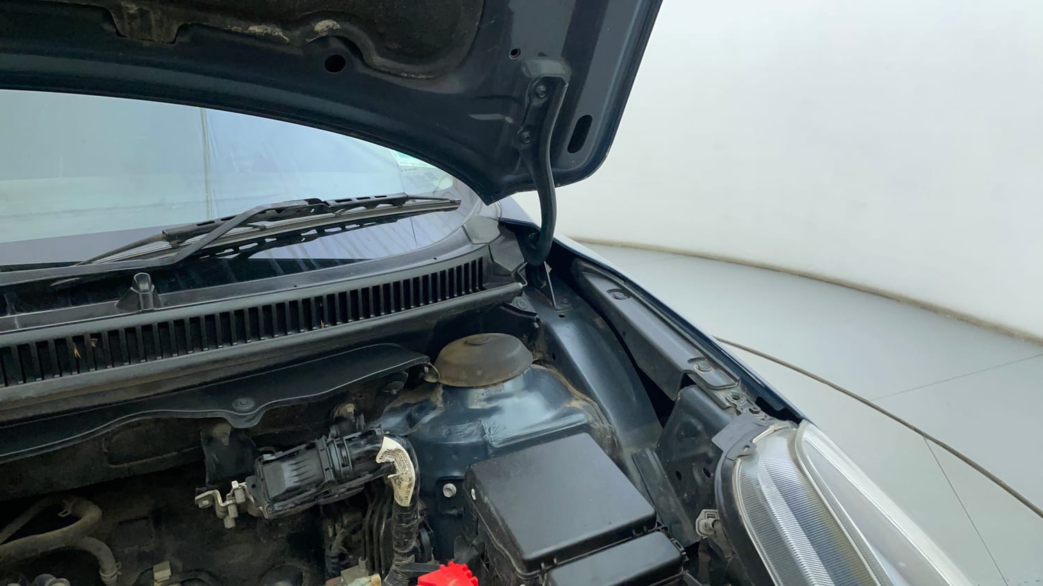 Used 2019 Maruti Suzuki Baleno Alpha Petrol Manual engine ENGINE LEFT SIDE HINGE & APRON VIEW