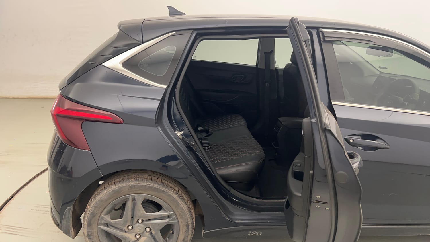 Used 2023 Hyundai New i20 Sportz 1.2 MT Petrol Manual interior RIGHT SIDE REAR DOOR CABIN VIEW