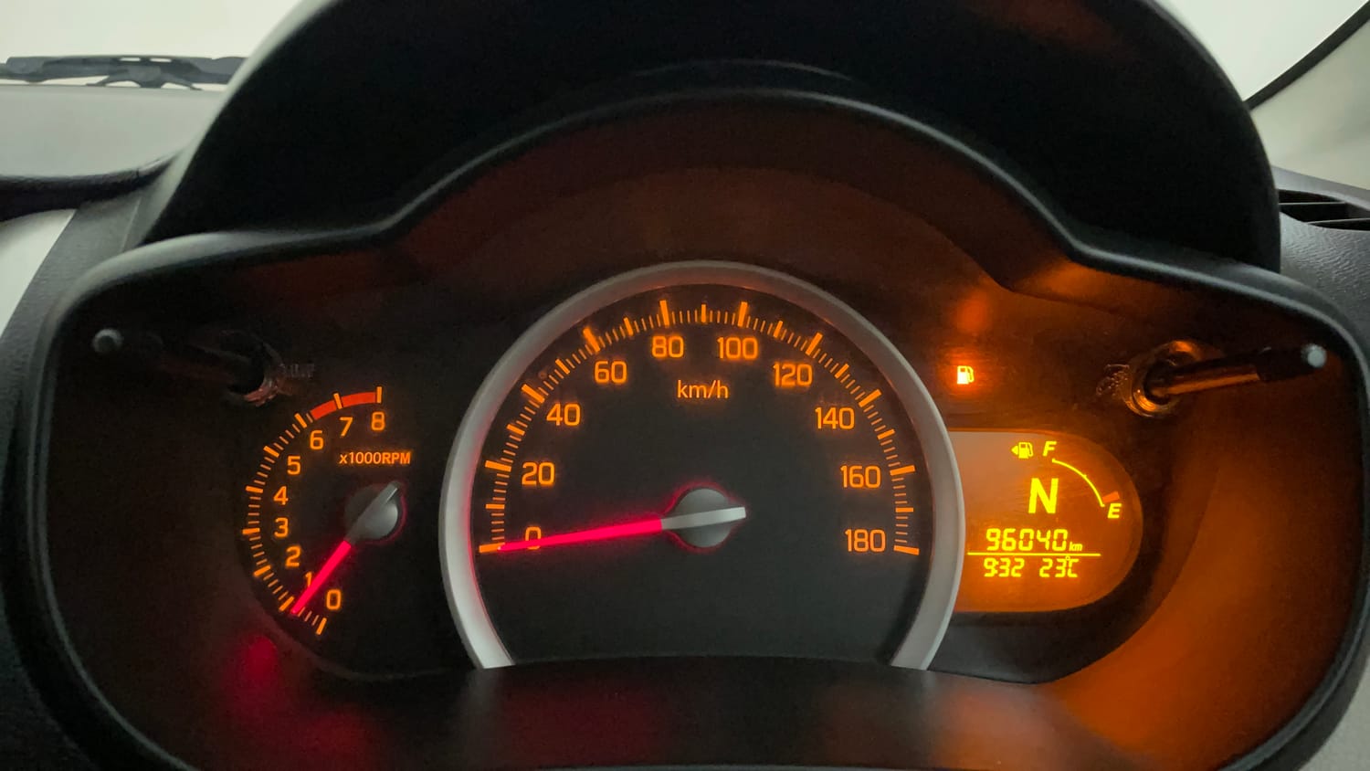 Used 2015 Maruti Suzuki Celerio VXi AMT Petrol Automatic interior CLUSTERMETER VIEW