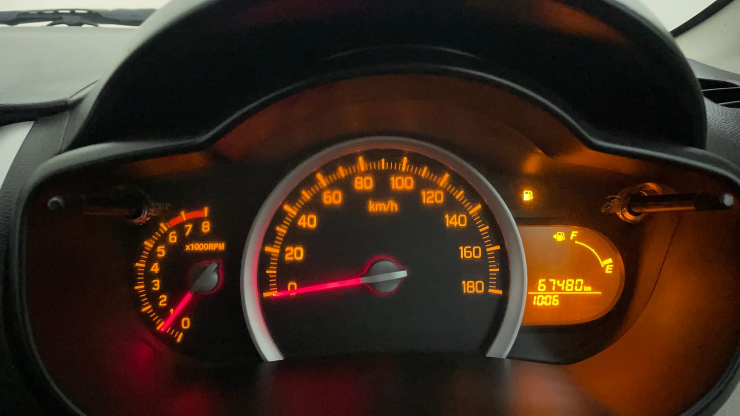 Used 2015 Maruti Suzuki Celerio ZXi Petrol Manual interior CLUSTERMETER VIEW