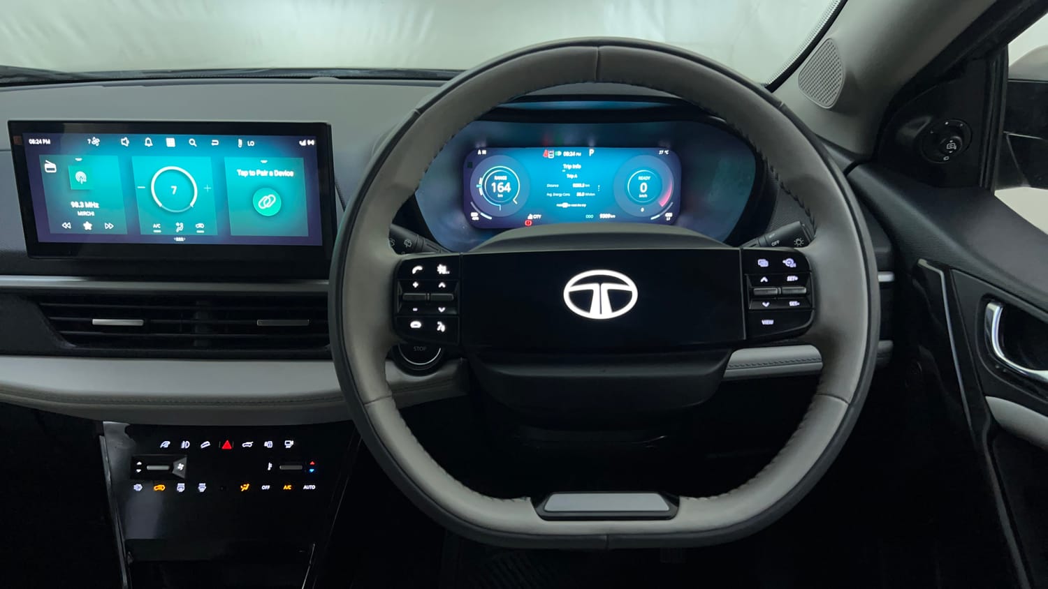 Used 2025 Tata Nexon EV Empowered 45 Electric Automatic interior STEERING VIEW