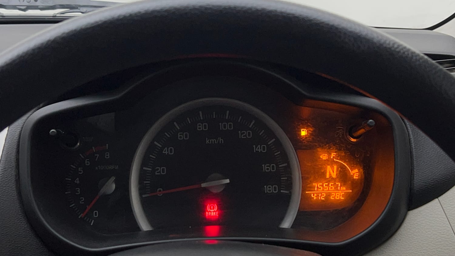 Used 2017 Maruti Suzuki Celerio ZXi AMT Petrol Automatic interior CLUSTERMETER VIEW