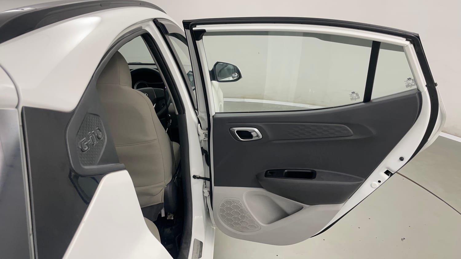 Used 2020 Hyundai Grand i10 Nios Sportz 1.2 Kappa VTVT Petrol Manual interior RIGHT REAR DOOR OPEN VIEW
