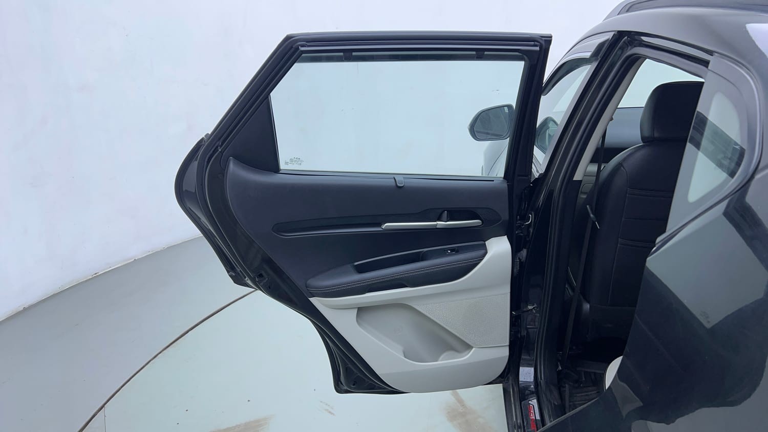 Used 2023 Kia Sonet HTX 1.5 AT Diesel Automatic interior LEFT REAR DOOR OPEN VIEW