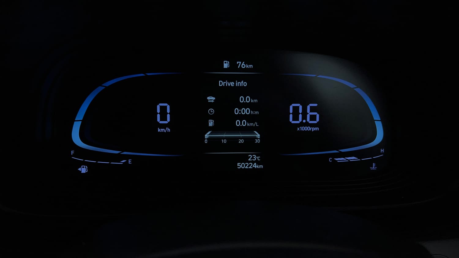 Used 2022 Hyundai Venue SX 1.2 Petrol Petrol Manual interior CLUSTERMETER VIEW