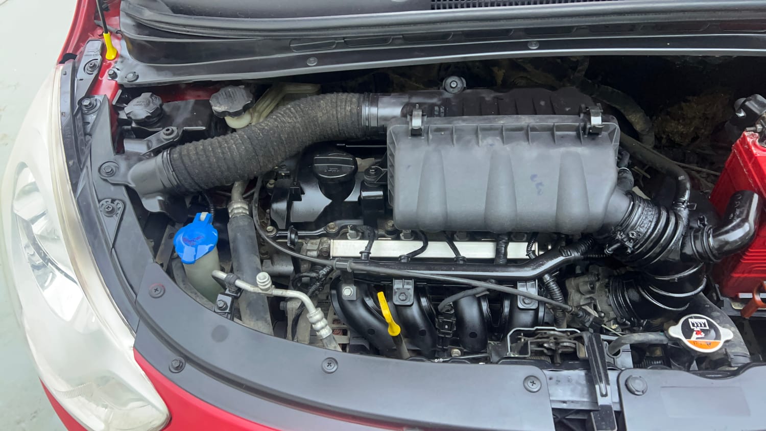 Used 2012 Hyundai i10 Sportz 1.2 AT Kappa2 Petrol Automatic engine ENGINE RIGHT SIDE VIEW