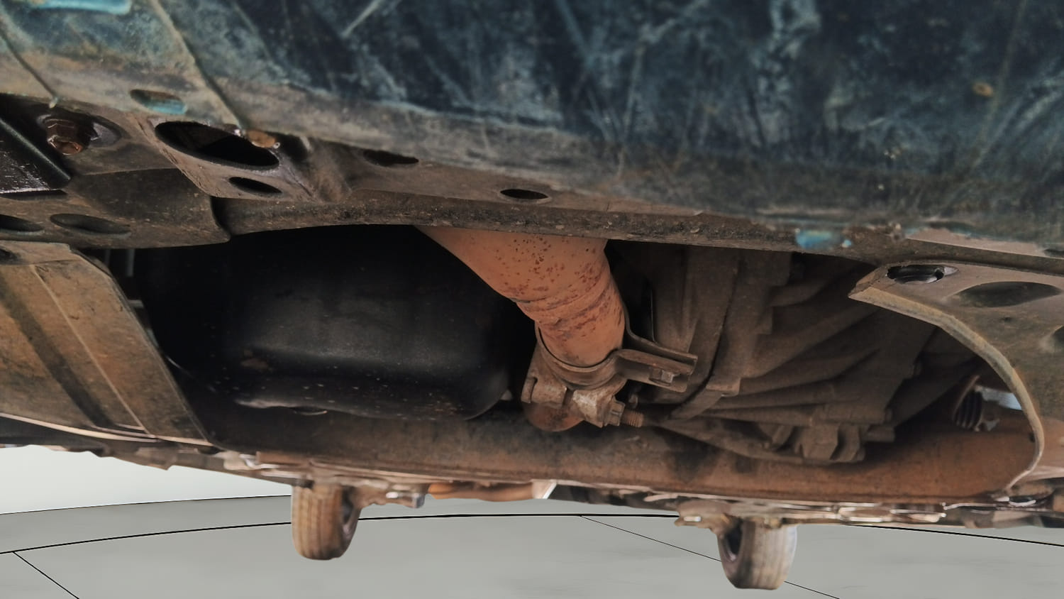 Used 2013 Maruti Suzuki Swift Dzire VDI Diesel Manual extra FRONT LEFT UNDERBODY VIEW