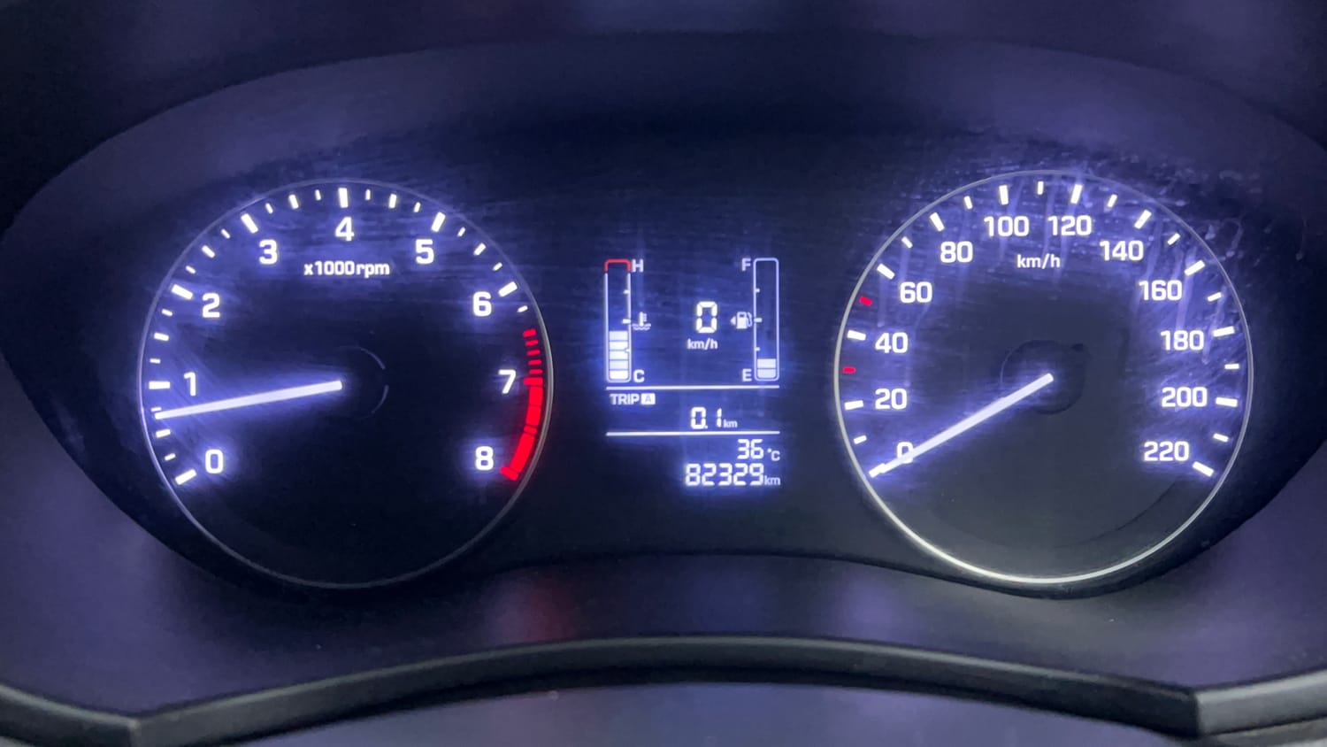 Used 2017 Hyundai i20 Active 1.2 S Petrol Manual interior CLUSTERMETER VIEW