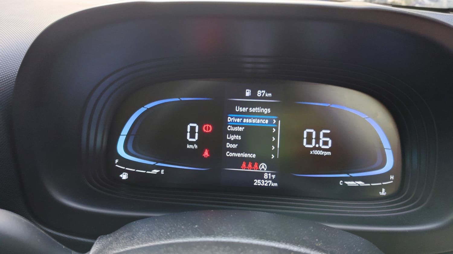 Used 2024 Hyundai Venue S (O) Plus 1.2 Petrol Adventure Edition Petrol Manual interior CLUSTERMETER VIEW