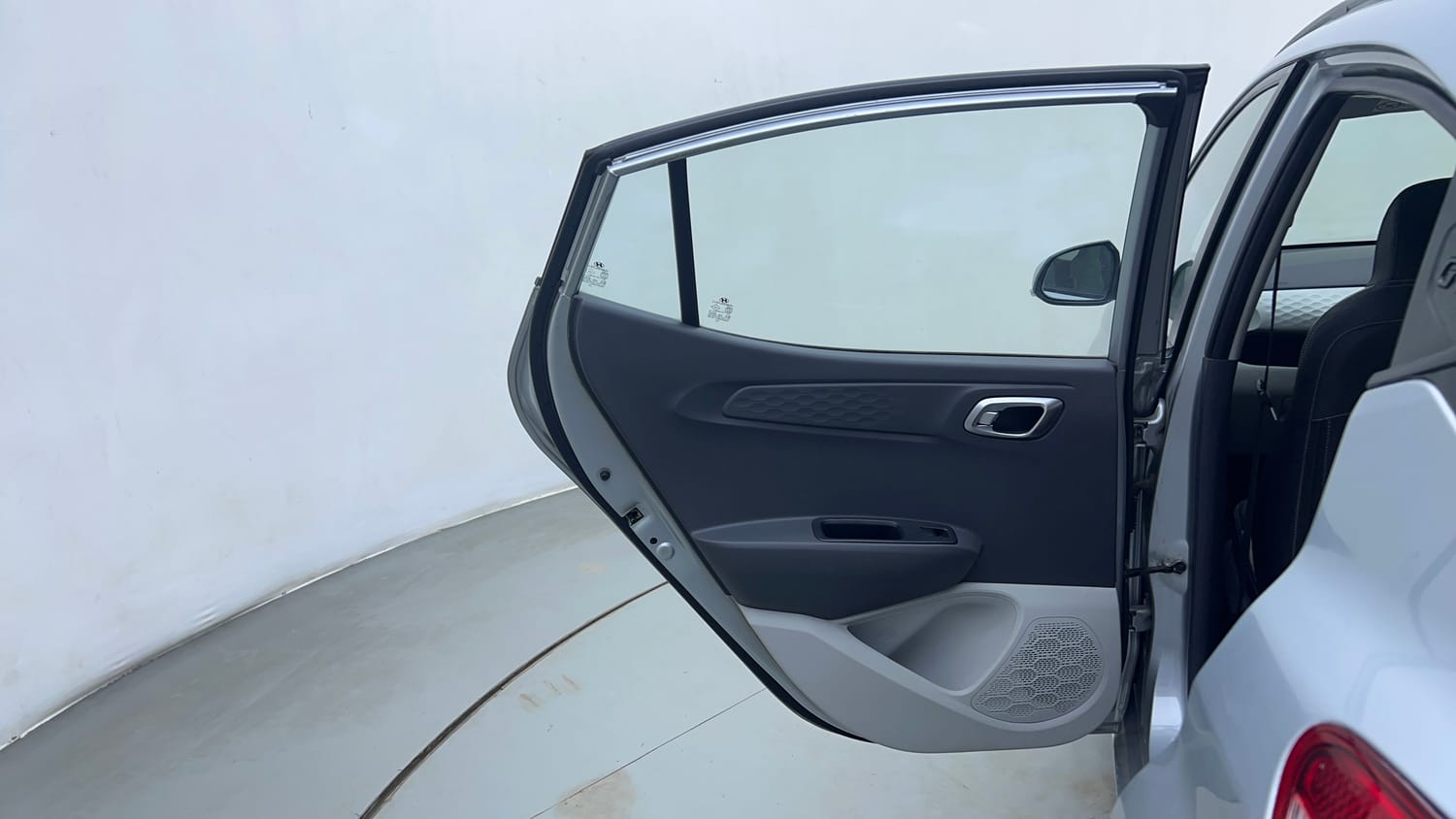 Used 2020 Hyundai Grand i10 Nios Sportz AMT 1.2 Kappa VTVT Petrol Automatic interior LEFT REAR DOOR OPEN VIEW