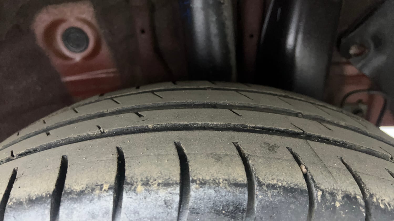 Used 2019 Hyundai Elite i20 Magna 1.2 Petrol Manual tyres LEFT REAR TYRE TREAD VIEW