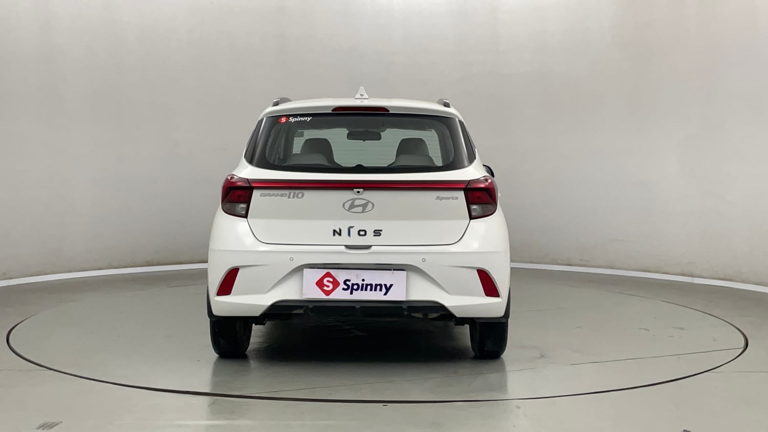 Used 2023 Hyundai Grand i10 Nios Sportz AMT 1.2 Kappa VTVT Petrol Automatic exterior BACK VIEW