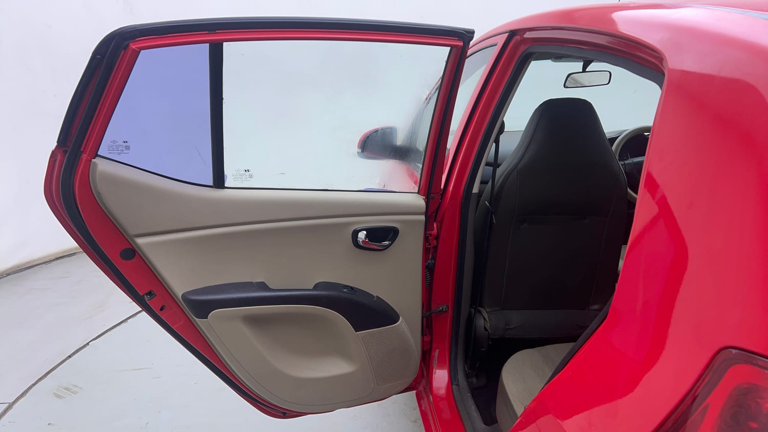 Used 2012 Hyundai i10 Sportz 1.2 AT Kappa2 Petrol Automatic interior LEFT REAR DOOR OPEN VIEW