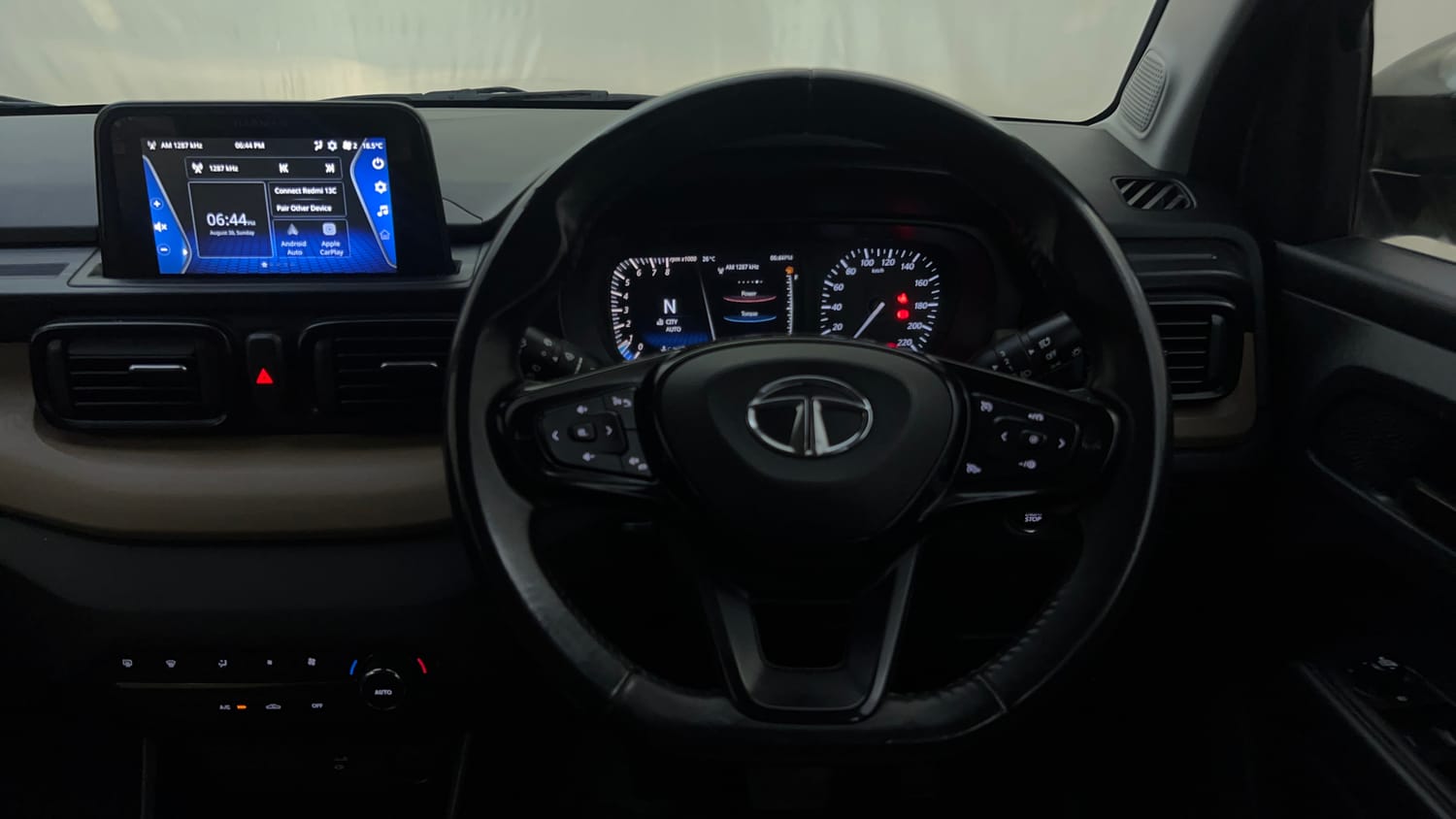 Used 2023 Tata Punch Kaziranga Creative iRA Pack AMT Petrol Automatic interior STEERING VIEW