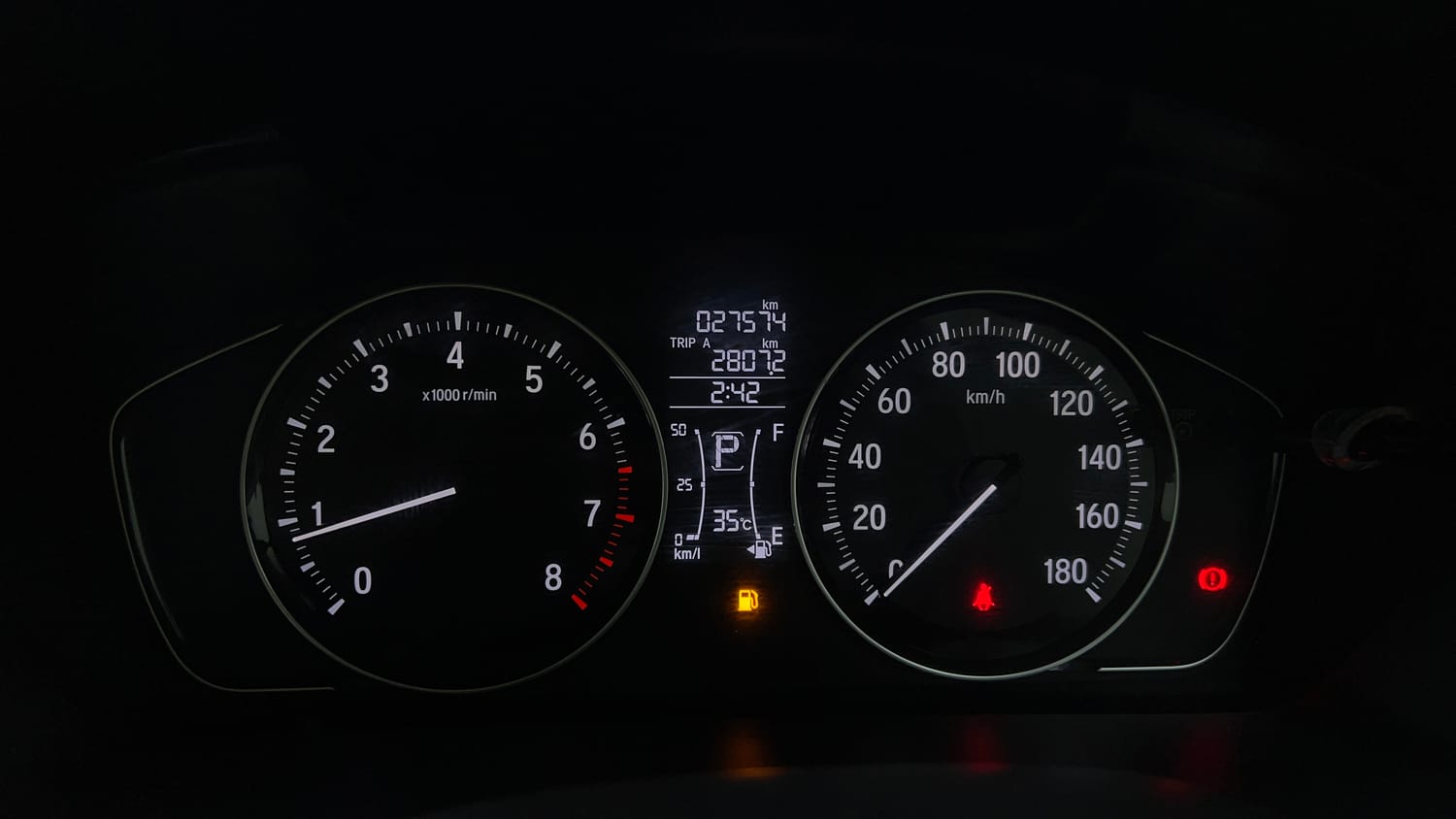 Used 2023 Honda Amaze VX CVT 1.2 Petrol Petrol Automatic interior CLUSTERMETER VIEW