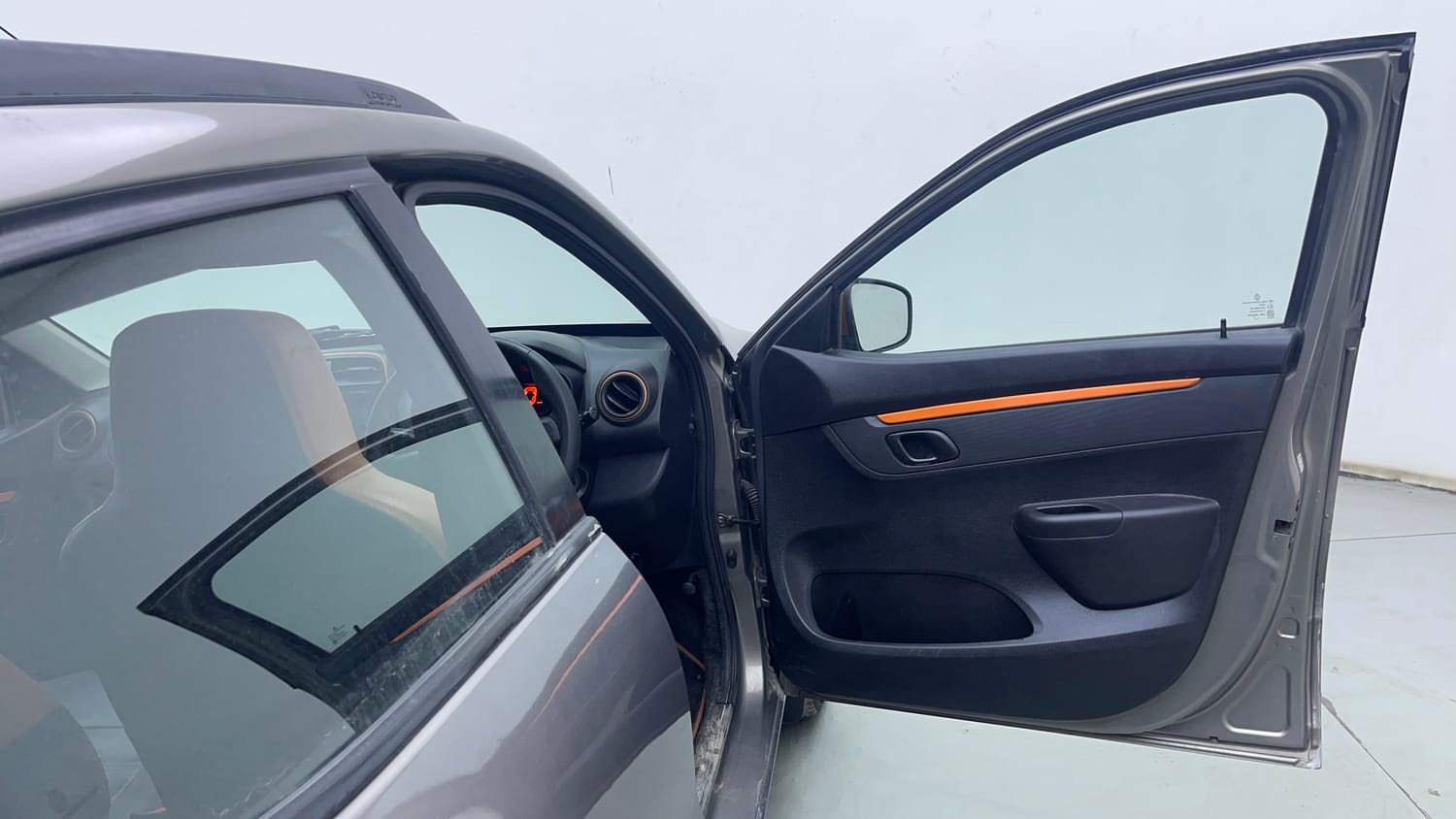 Used 2017 Renault Kwid CLIMBER 1.0 AMT Petrol Automatic interior RIGHT FRONT DOOR OPEN VIEW