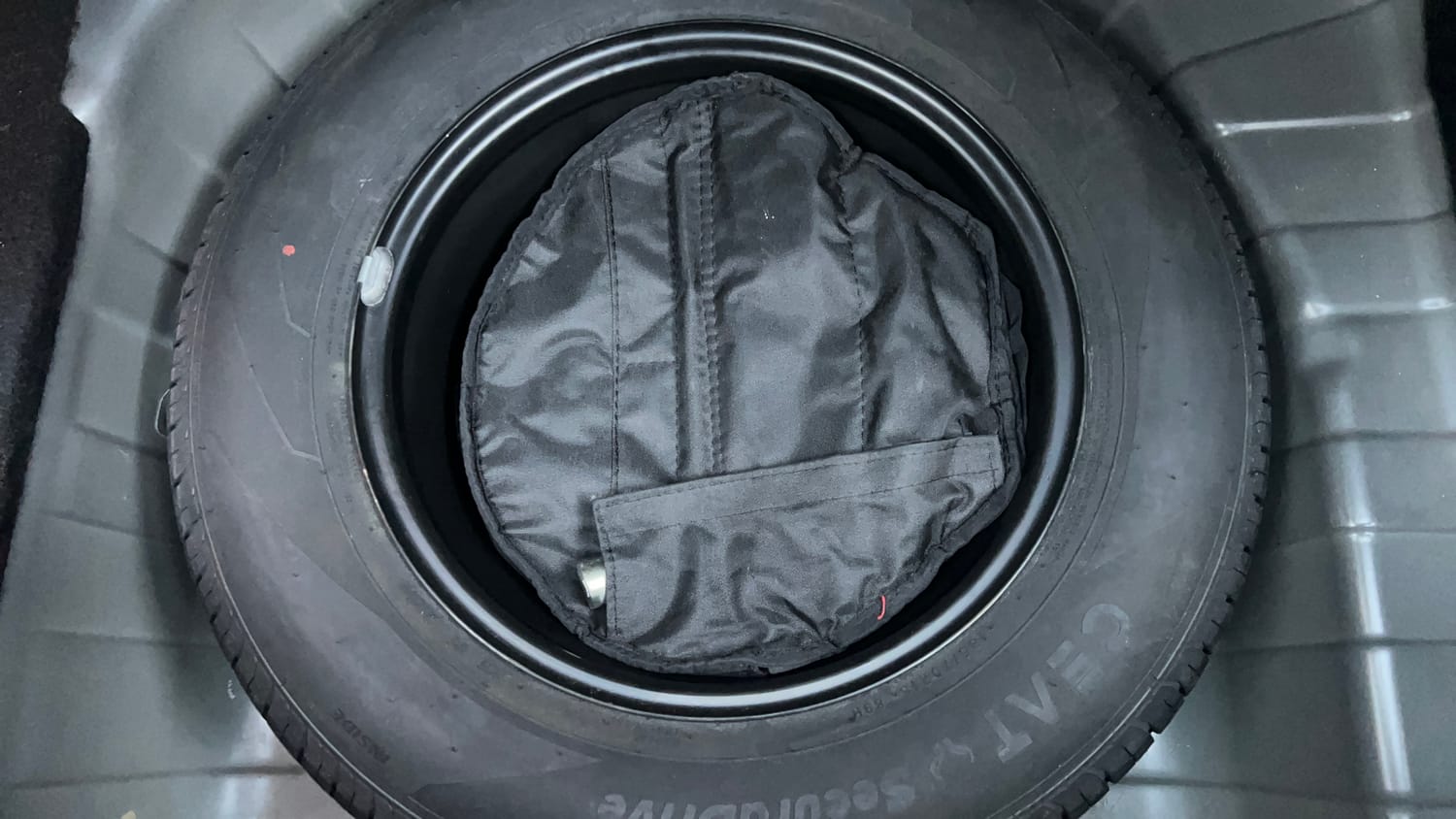 Used 2024 Tata Punch Creative Dual Tone AMT Petrol Automatic tyres SPARE TYRE VIEW