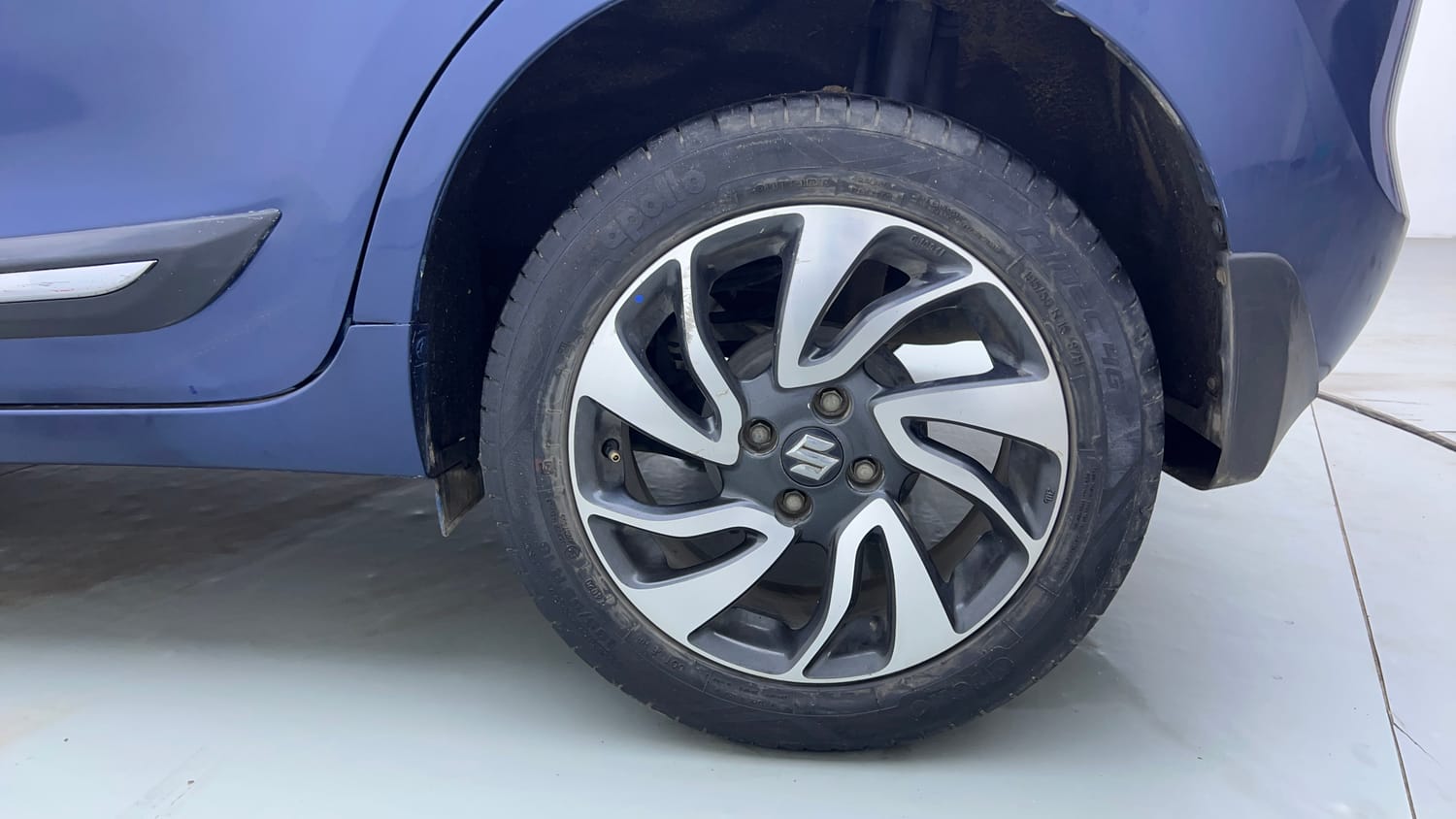 Used 2021 Maruti Suzuki Baleno Alpha Petrol Manual tyres LEFT REAR TYRE RIM VIEW