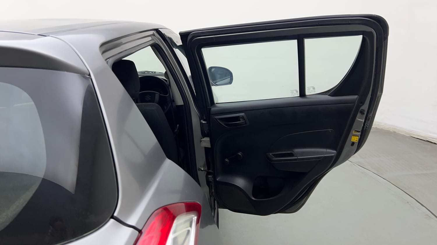 Used 2016 Maruti Suzuki Swift Lxi (O) Petrol Manual interior RIGHT REAR DOOR OPEN VIEW