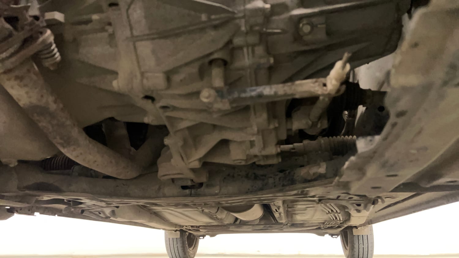 Used 2018 Maruti Suzuki Baleno Delta 1.2 Petrol Manual extra FRONT LEFT UNDERBODY VIEW