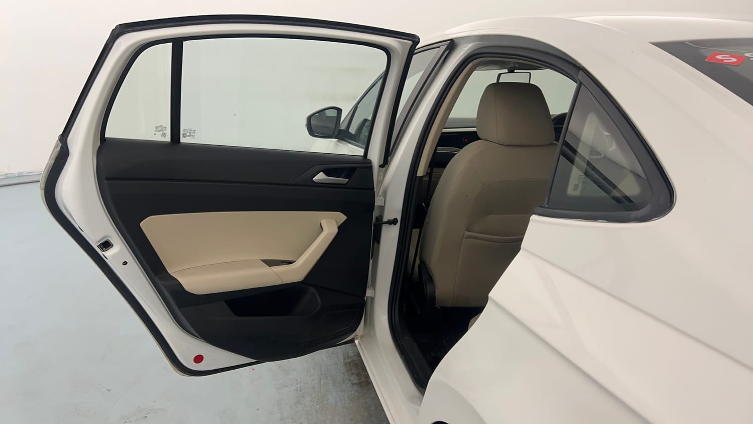 Used 2024 Volkswagen Virtus Highline 1.0 TSI AT Petrol Automatic interior LEFT REAR DOOR OPEN VIEW