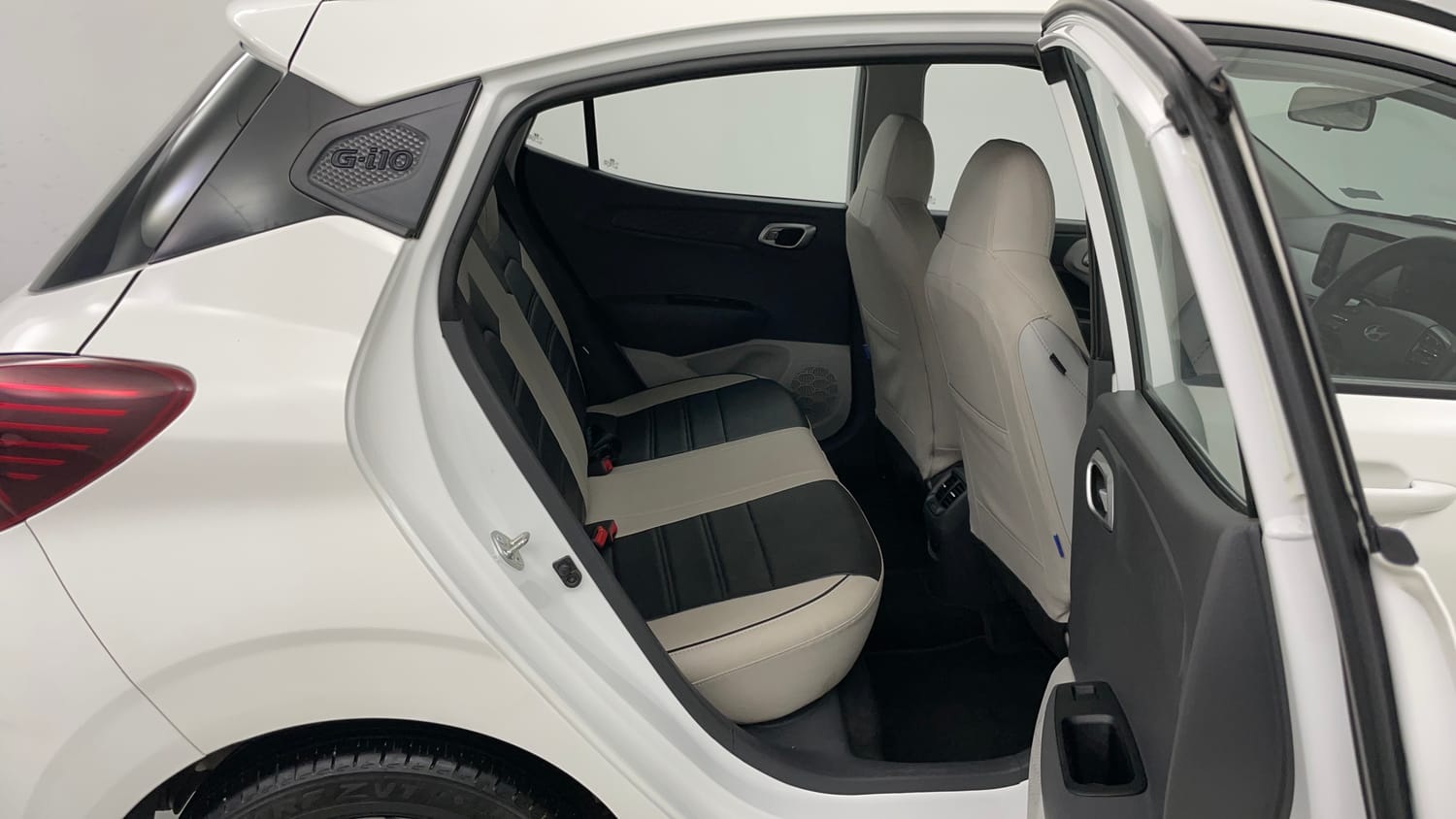 Used 2023 Hyundai Grand i10 Nios Sportz AMT 1.2 Kappa VTVT Petrol Automatic interior RIGHT SIDE REAR DOOR CABIN VIEW