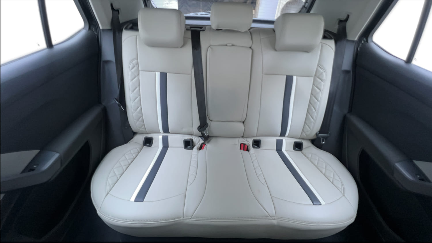 Used 2022 Skoda Kushaq Ambition 1.0L TSI AT Petrol Automatic interior REAR SEAT CONDITION VIEW
