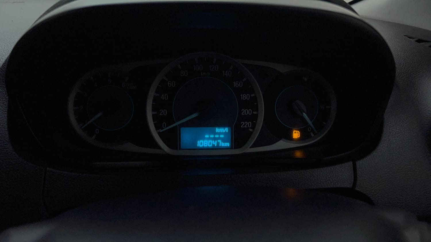 Used 2016 Ford Figo Titanium Plus 1.5 TDCi Diesel Manual interior CLUSTERMETER VIEW