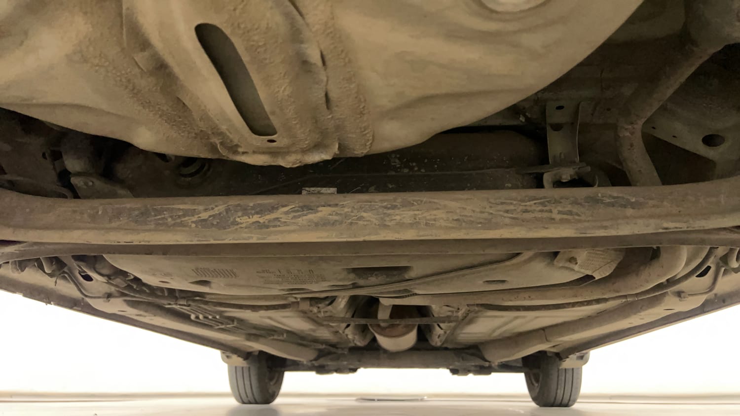 Used 2018 Maruti Suzuki Baleno Delta 1.2 Petrol Manual extra REAR UNDERBODY VIEW (TAKEN FROM REAR)