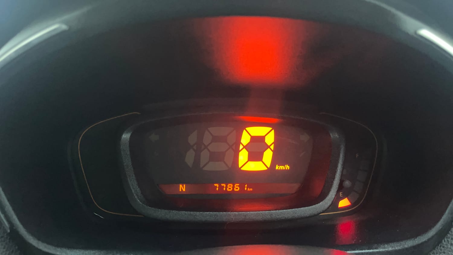 Used 2017 Renault Kwid CLIMBER 1.0 AMT Petrol Automatic interior CLUSTERMETER VIEW