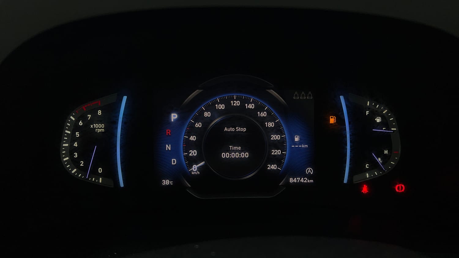 Used 2024 Hyundai Creta SX (O) 1.5 Petrol IVT Petrol Automatic interior CLUSTERMETER VIEW