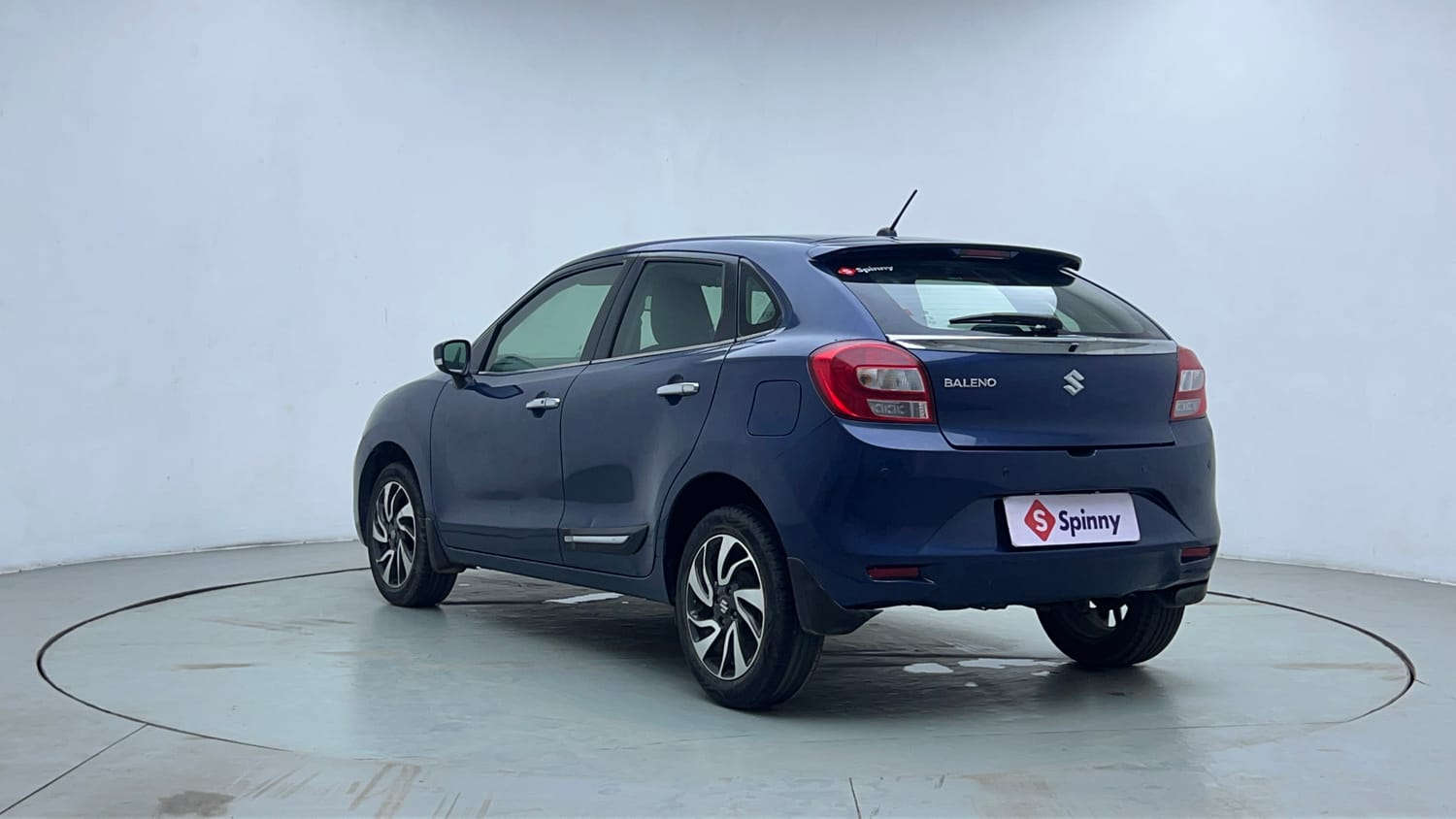 Used 2021 Maruti Suzuki Baleno Alpha Petrol Manual exterior LEFT REAR CORNER VIEW