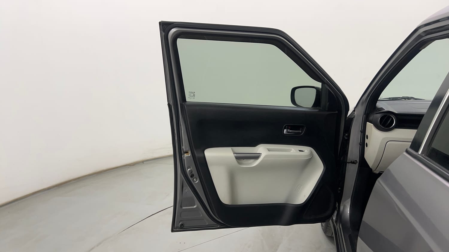 Used 2023 Maruti Suzuki Ignis Zeta 1.2 MT Petrol Manual interior LEFT FRONT DOOR OPEN VIEW